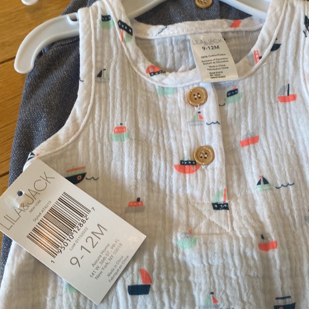 LILA&JACK 2 Rompers - Picture 5 of 6